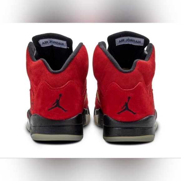 2009 Nike Air Jordan 5 Retro DMP "Raging Bull Red Suede"  136027-601 US Sz 10.5. - Picture 11 of 16